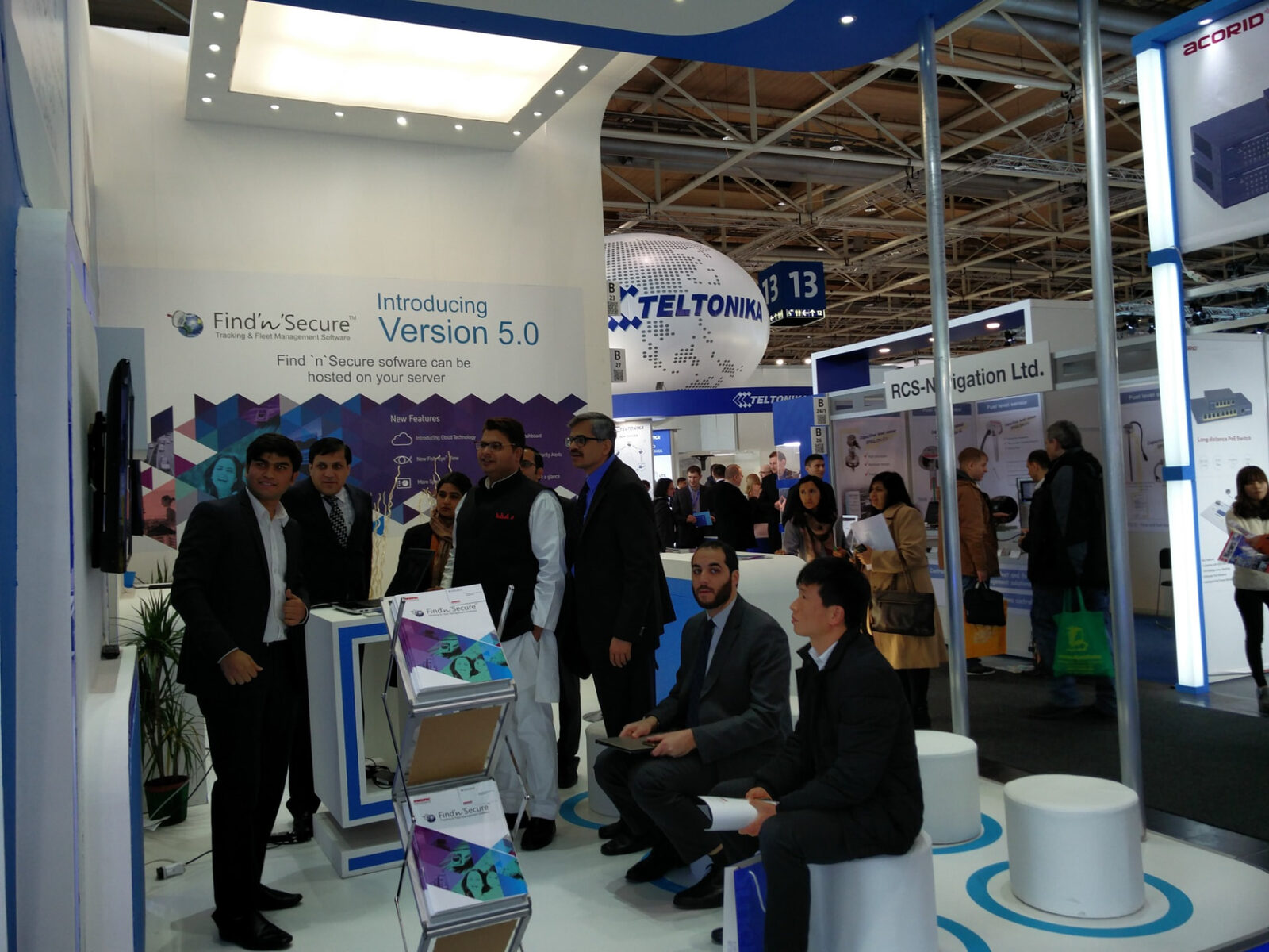Embarc stand at CeBIT, Hannover — introducing Find'n'Secure Version 5.0.